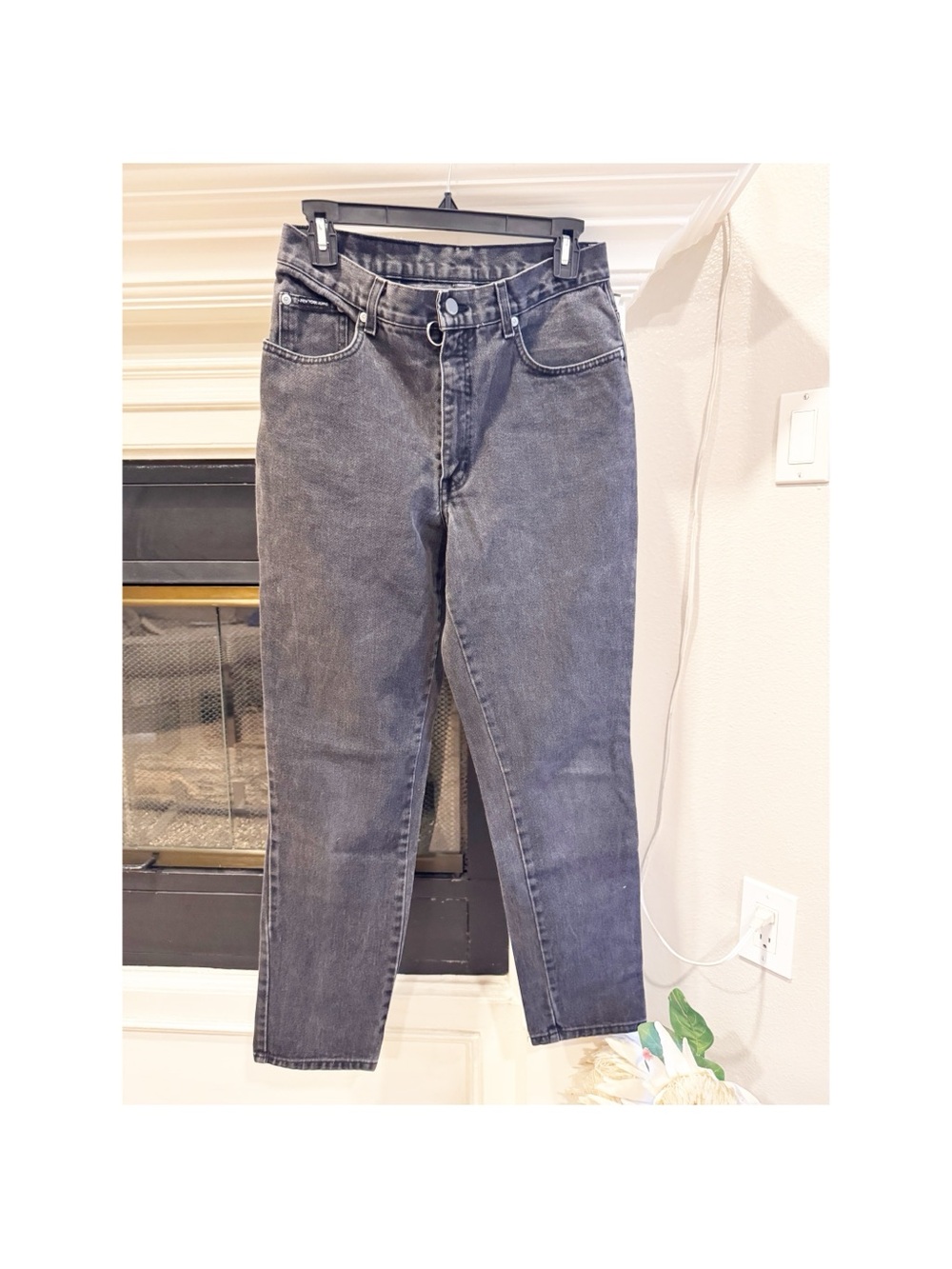 Vintage High -Rise Black Wash Women’s Jeans90s